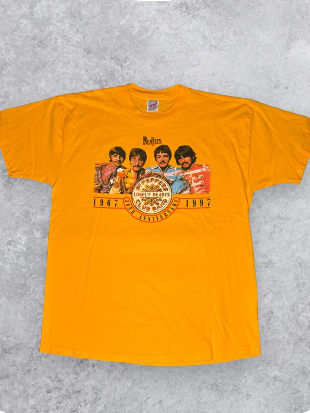 Vintage 90’s The Beatles Sgt Pepper 30th Anniversary T Shirt XL Jerzees